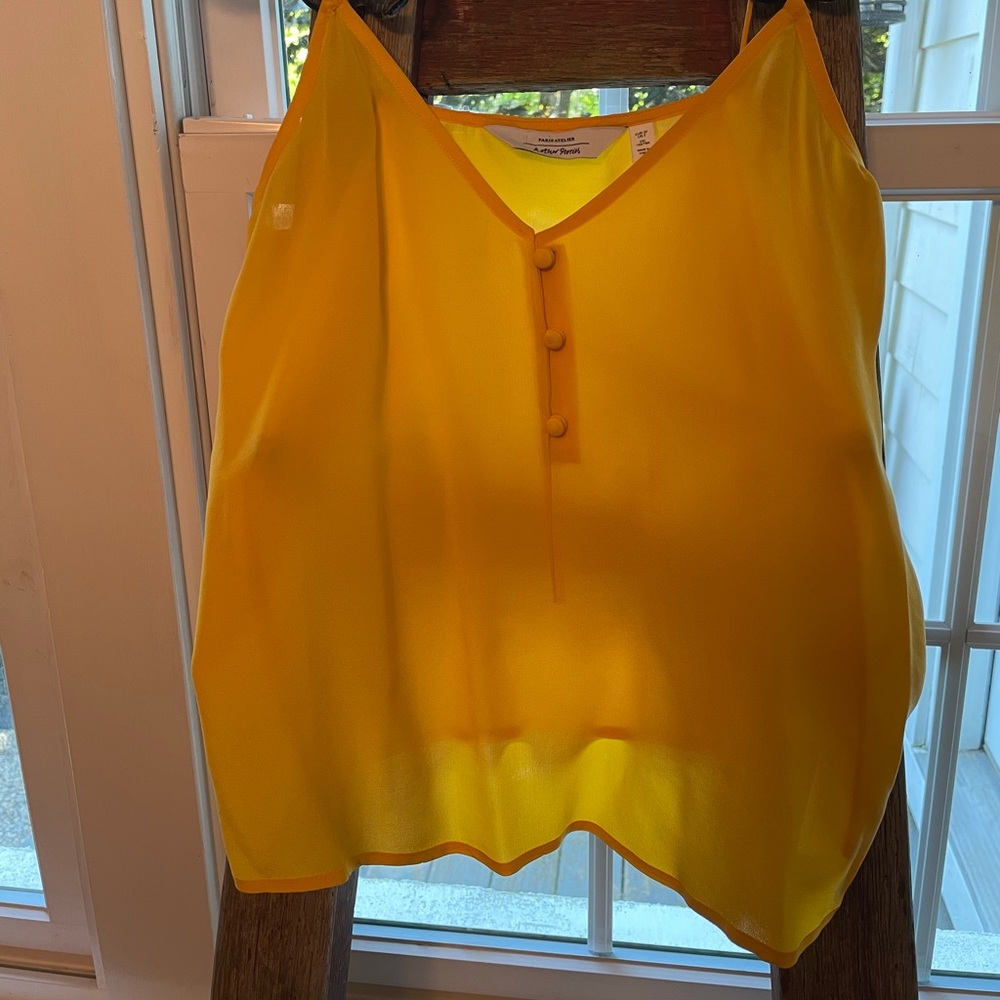 & Other stories yellow crop top.